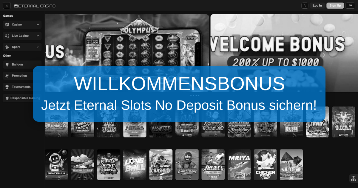 Eternal Slots No Deposit Bonus – Höchste Bonuswerte 2026
